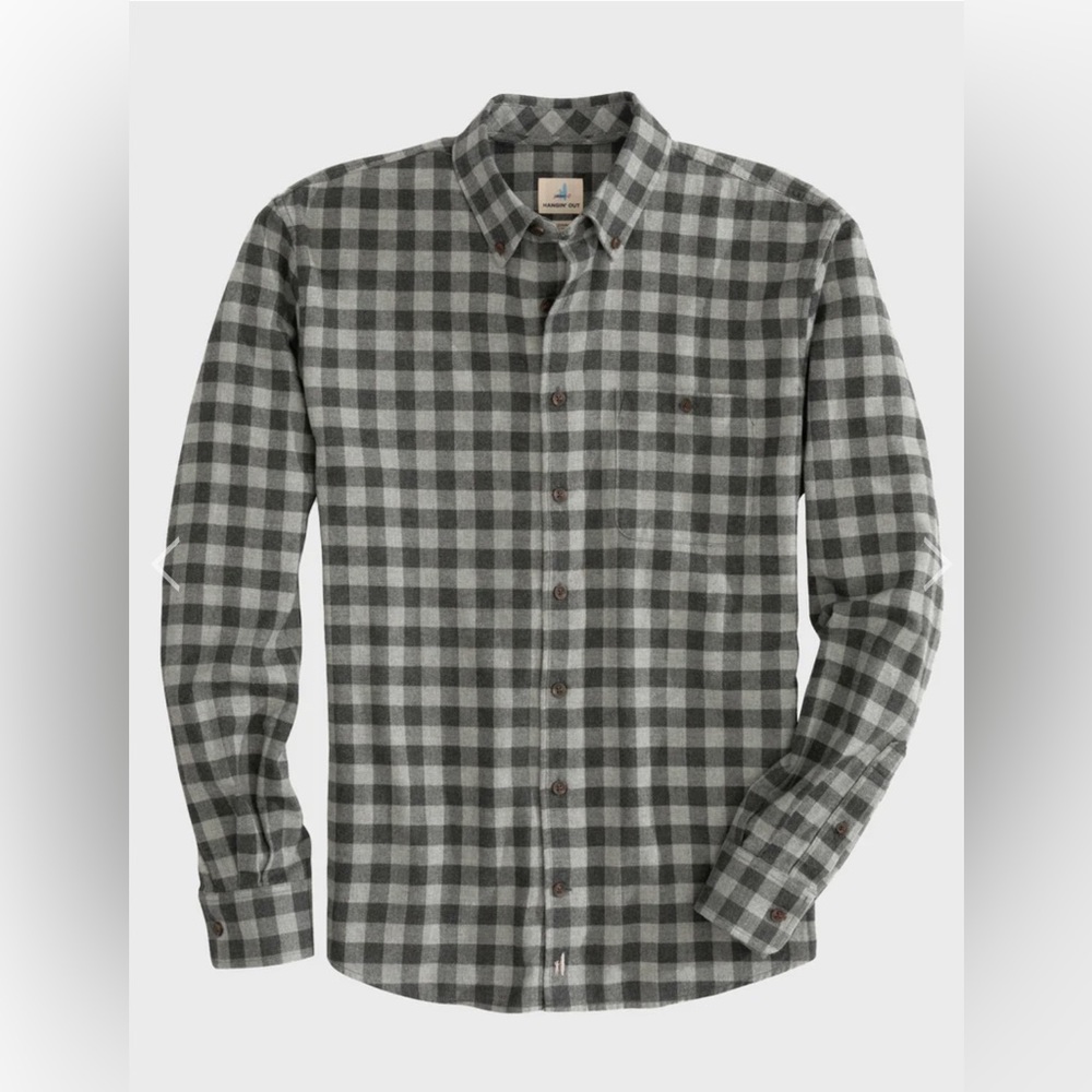 Johnnie-O Men’s Hawkins Hagin’ Out Button Down Long Sleeve Shirt. NWT.